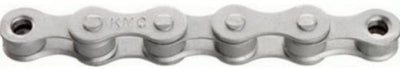 Kmc s1 wide fietsketting 1 2 x 1 8 120 schakels rvs zilver