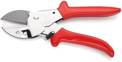 Forbici a incudine Knipex | Lunghezza 200 mm | rivestito in plastica | cromato - 94 55 200