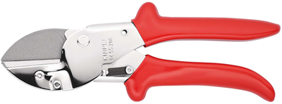 Forbici a incudine Knipex | Lunghezza 200 mm | rivestito in plastica | cromato - 94 55 200