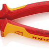 Alicates de corte lateral pelacables Knipex | aislado | mangos multicomponente | probado en vde | cromo - 14 26 160 sb
