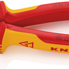 Alicates de corte lateral pelacables Knipex | aislado | mangos multicomponente | probado en vde | cromo - 14 26 160 sb