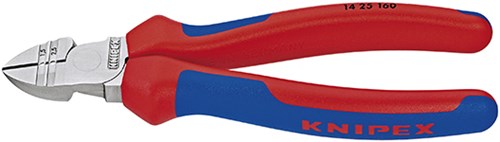 Pinza spelafili Knipex cromata con manici multicomponente 160 mm - 1425160