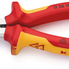 Knipex afstriptang met openingsveer | universeel | geïsoleerd | meercomponenten-omhulling - 11 06 160 t