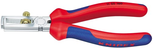 Knipex afstriptang + veer verchr. comfort 160 m - 11 05 160 sb - 1105160sb