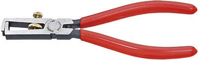Pinza spelafili Knipex bonderizzata nera con rivestimento in plastica 160 mm - 1101160