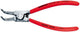 Pinza per anelli elastici Knipex per anelli esterni su assi cromata, rivestita in plastica 125 mm - 4623a01