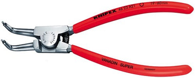 Pinza per anelli elastici Knipex per anelli esterni su assi cromata, rivestita in plastica 170 mm - 4623a21