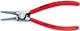 Pinza per anelli elastici Knipex per anelli esterni su assi cromata, rivestita in plastica 210 mm - 4613a3