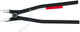 Pinza per anelli elastici Knipex per anelli esterni su alberi verniciata a polvere nera 560 mm - 4610a5