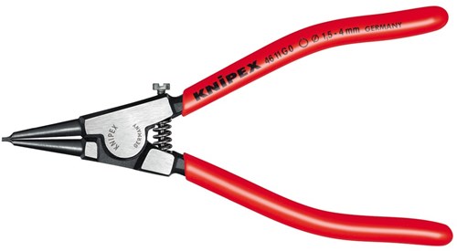 Pinza per anelli elastici Knipex bonderizzata nera 140 mm - 4611g1