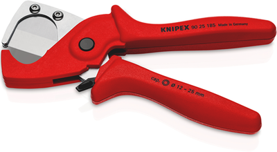 Cortatubos Knipex 90 25 185 sb para tubos compuestos de plástico | de plástico | con fibra óptica más alejada - 90 25 185 sb