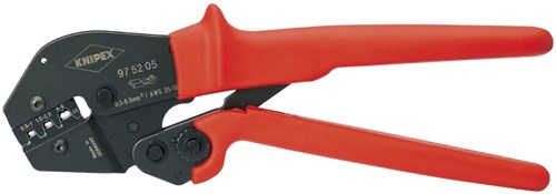 Knipex pinza a crimpare per capicorda isolati - 97 52 05 sb 975205sb