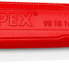 Knipex cutix universele mes stanleymes (rood blauw, incl. 2 mesbladen)
