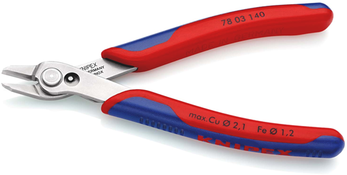Knipex elettronico super Knips® XL | Lunghezza 140 mm | maniglie multicomponente - 78 03 140 sb
