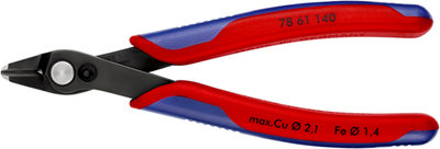 Knipex electrónico super Knips® XL | 140 mm de longitud | mangos multicomponente | dorado - 78 61 140 sb