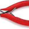 Alicates de corte lateral para electrónica Knipex | 115 mm de longitud | bisagra perforada | recubierto de plástico - 77 21 115 n
