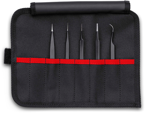 Set pinzette universali Knipex ESD | es | 5 pezzi - 92 00 01 esd