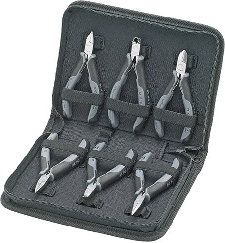 Maletín Knipex con alicates para electrónica para trabajar en componentes electrónicos - 002017