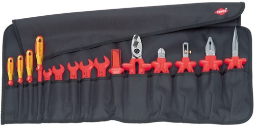 Borsa portautensili Knipex 15 pezzi vde - 98 99 13 - 989913