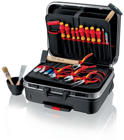 Gamma di utensili Knipex | 24 pezzi | in custodia rigida | per elettricisti | 1 pezzo - 00 21 06 hl s