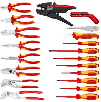 Maletín de herramientas eléctricas Knipex de 20 piezas - 00 21 20