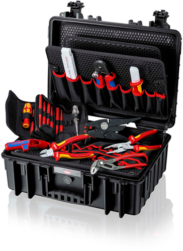 Knipex gereedschapskoffer robust23 elektro | 8-delig - 00 21 35