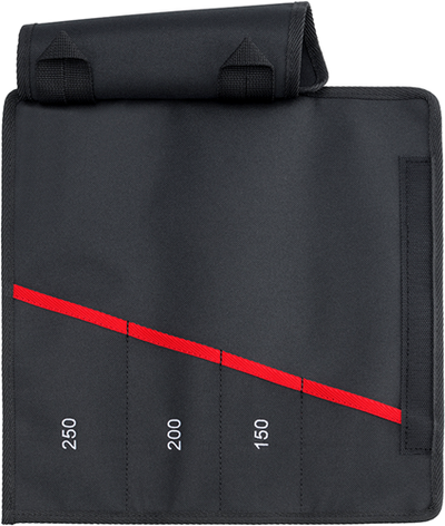 Knipex tool roll bag for twingrip adjustable gripping pliers empty | 4 compartments | length 330 mm - 00 19 61 le