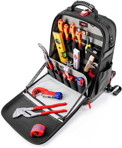 Knipex tool backpack modular x18 for sanitary facilities | 17 pieces - 00 21 50 s
