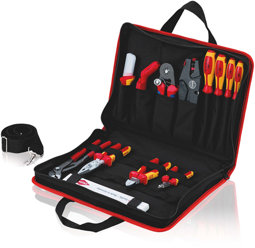 Bolsa de herramientas eléctricas compacta Knipex | 14 piezas - 00 21 11