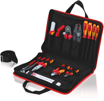 Bolsa de herramientas eléctricas compacta Knipex | 14 piezas - 00 21 11