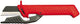 Cuchillo para cables Knipex | con cuchilla intercambiable | 185 mm - 9856