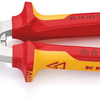 Cortacables Knipex aislados | armarios multicomponente | Aprobado por VDE | muelle de apertura integrado - 95 16 165 t bk