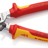 Knipex kabelschaar met openingsveer | geïsoleerd | meer-componentengrepen | vde-getest - 95 26 165 sb