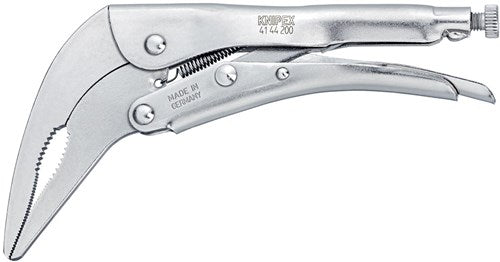 Alicates de sujeción Knipex mandíbulas largas 70 gr. curvo - 41 44 200 - 4144200