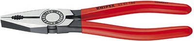 Alicate universal Knipex negro atramentado con revestimiento de plástico 250 mm - 0301250