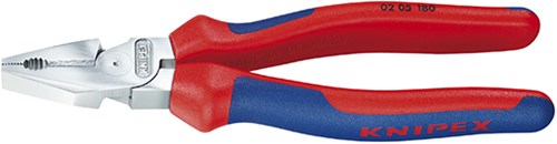 Alicate universal Knipex cromado con mangos de varios componentes 225 mm - 0205225
