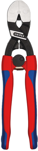 Pinza a taglio piatto Knipex Power | Lunghezza 200 mm | per metallo morbido e plastica | maniglie sottili multicomponente - 72 62 200
