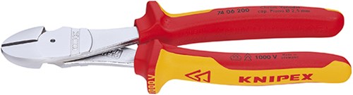 Alicates de corte lateral Knipex cromados 250 mm - 7406250