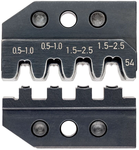 Perfil de engarzado Knipex para conectores de módulo - 974954