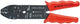 Alicates para engarzar Knipex bruñidos con mangos de varios componentes 230 mm - 9721215c