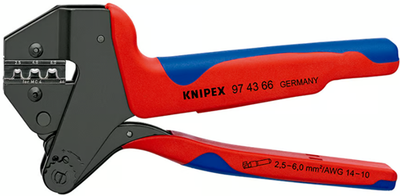 Alicates para engarzar Knipex mc4 (2,5 4 6 mm²) - 974366