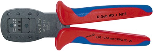 Knipex Alicates para entallar enchufes miniatura bruñidos 190 mm - 975424