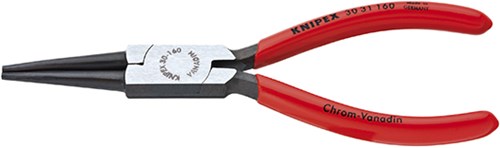 Knipex alicates de punta larga negro atramentado con revestimiento de plástico 160 mm - 3031160