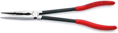 Alicates de montaje Knipex | perfil de agarre ondulado | recubierto de plástico | negro atramentado | longitud 280 mm - 28 71 280 sb