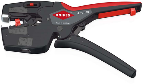 Knipex nexstrip® multi-tool for electricians | non-slip plastic covering | length 190 mm - 12 72 190 sb