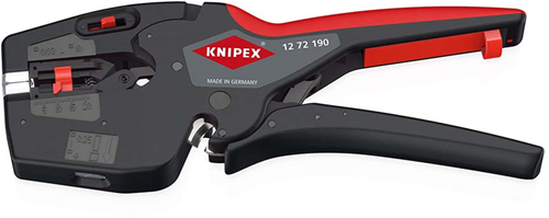 Knipex nexstrip® multi-tool for electricians | non-slip plastic covering | length 190 mm - 12 72 190 sb