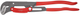 Chiave per tubi Knipex a forma di S | Lunghezza 560 mm | impostazione rapida | verniciato a polvere rossa - 83 61 020
