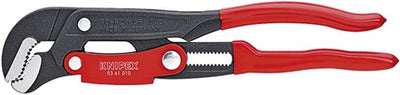 Knipex llave para tubos en forma de S con recubrimiento en polvo gris 420 mm - 8361015