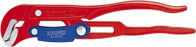 Knipex pipe wrench S-shaped with quick adjustment red powder-coated 330 mm - 8360010
