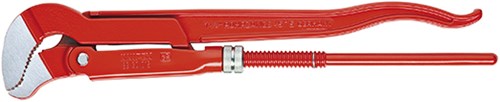 Knipex pijptang s-vormig rood poedergecoat 680 mm - 8330030